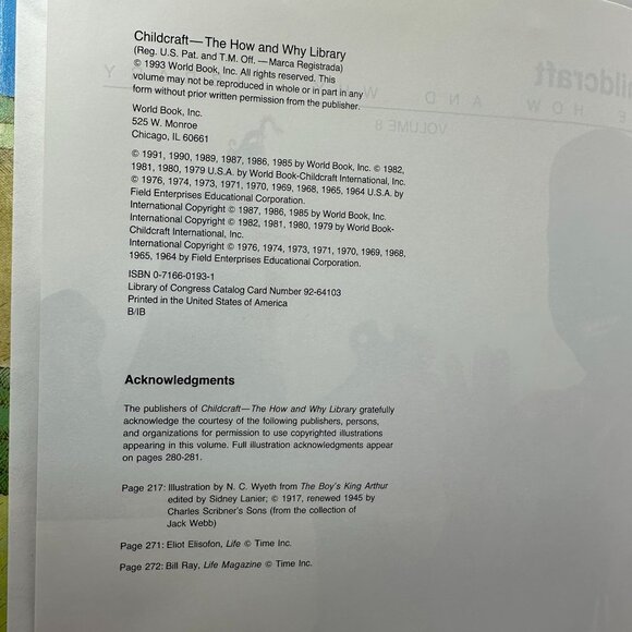 Childcraft The How And Why Library Volume 8 Hardcover - Picture 5 of 5